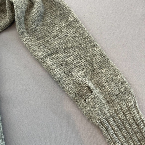 Robert Scott Ltd Sweater Size 34 Pure Shetland Wool Grey Bear Vintage Rare - Picture 7 of 11